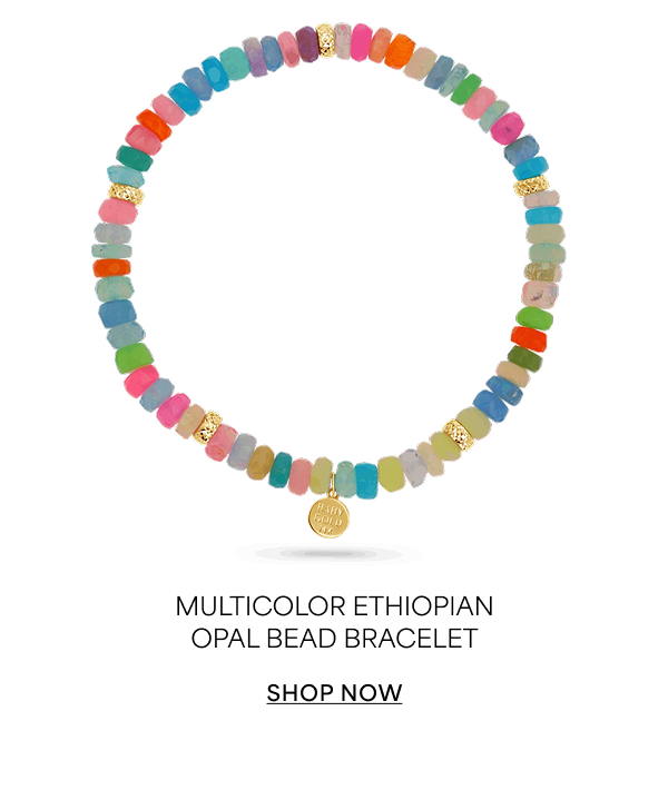 Multicolor Ethiopian Opal Bead Bracelet