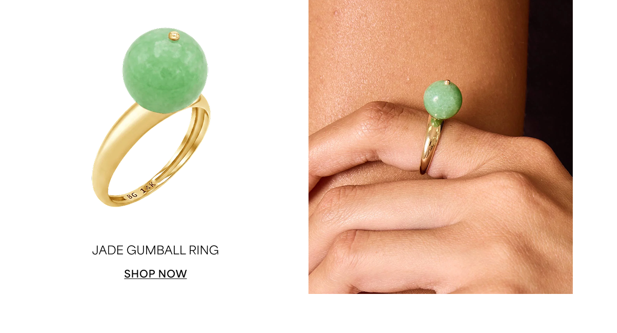 Jade Gumball Ring