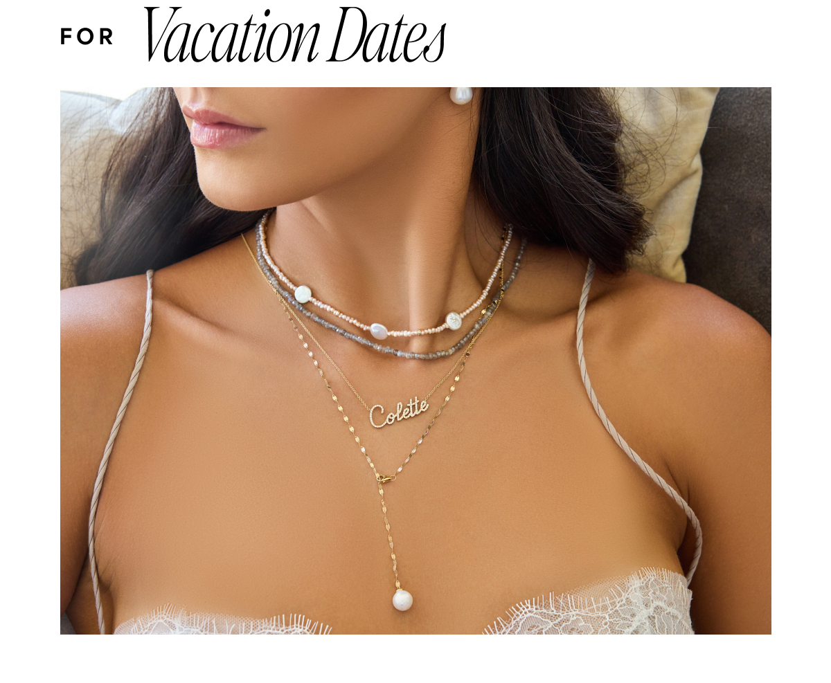 For vacation dates