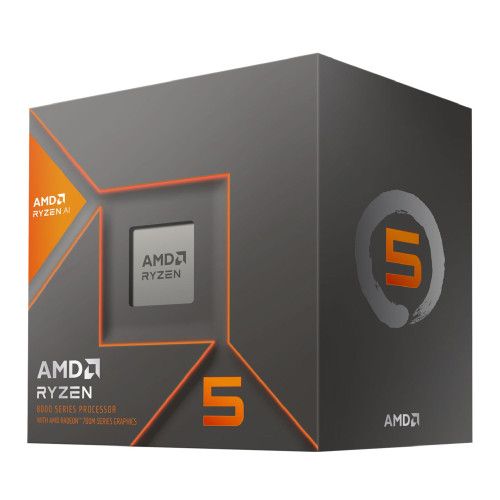AMD Ryzen 5 8500G Socket AM5 Processor with Wraith Spire Active Fan Air Cooler