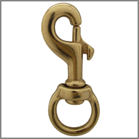 Brass Swivel Snap Hook