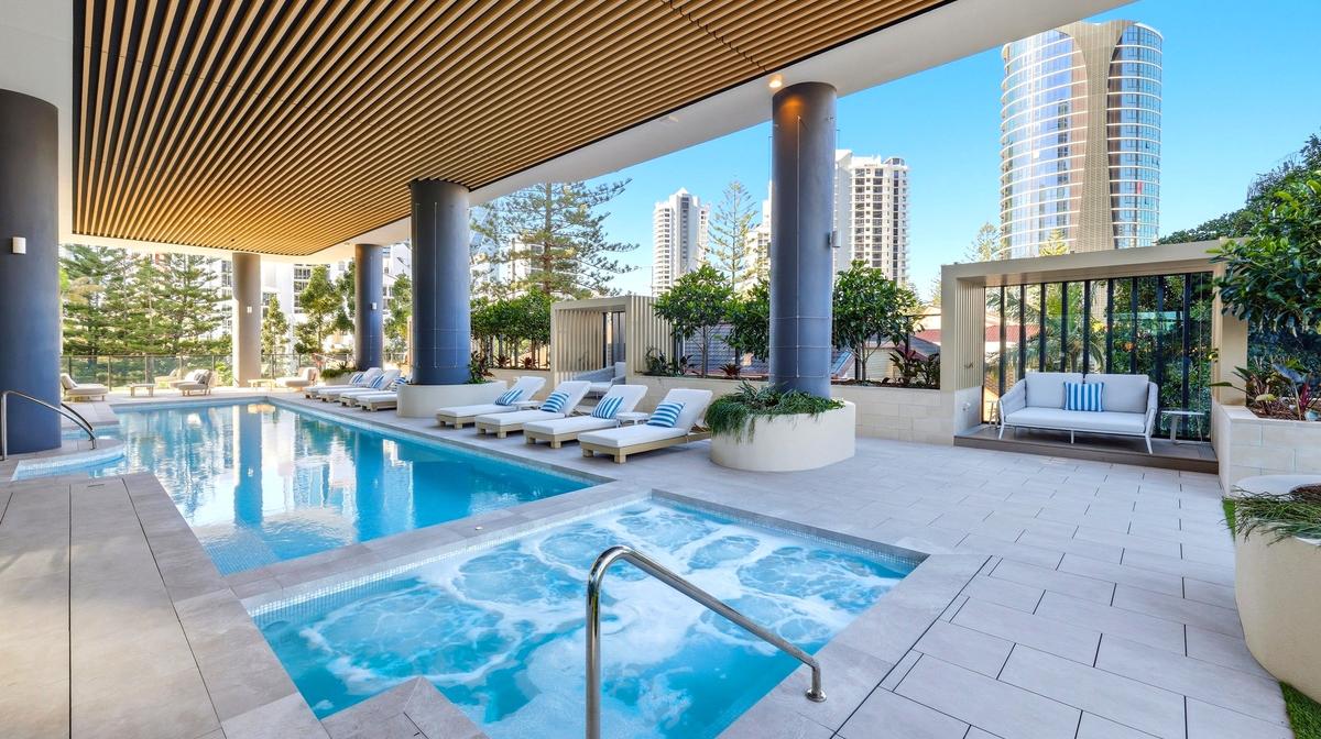 Grand Opening: Gold Coast Two- & Three-Bedroom Luxury Apartments in Broadbeach with Resort-Style Pool & Parking