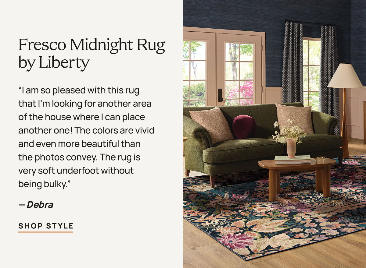 Fresco Midnight Rug | Shop Style 