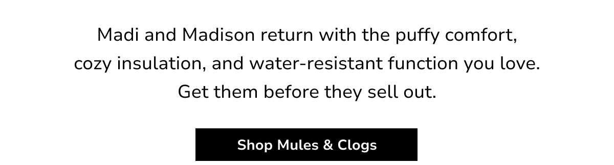 Shop Mules & Clogs