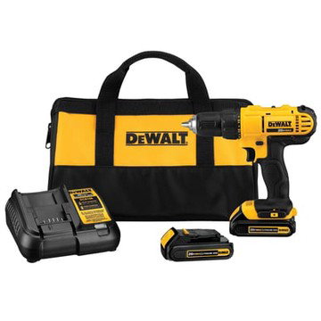 DEWALT 20V MAX Cordless Brushless 1/2in. Drill Driver Kit — 2 Lithium-Ion Batteries, Charger, Storage Bag, Model# DCD771C2