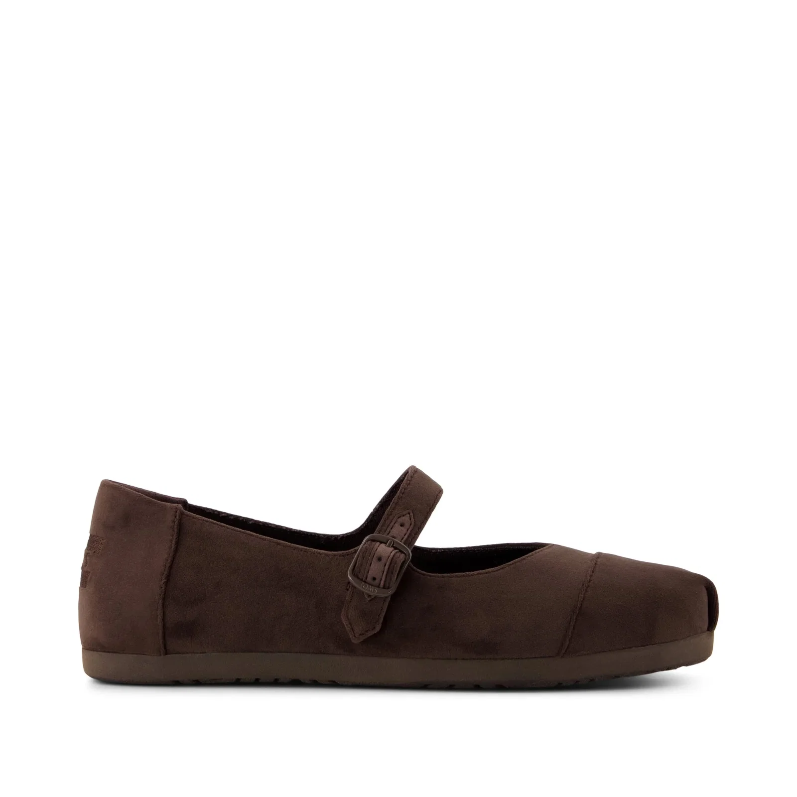 Image of Womens Alpargata Mary Jane Chocolate Brown Premium Velvet