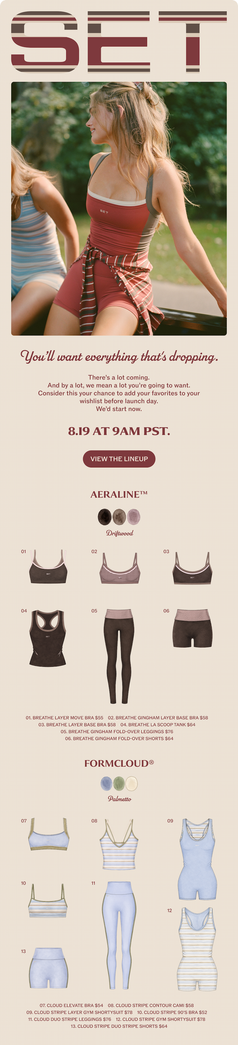 VIEW THE LINEUP