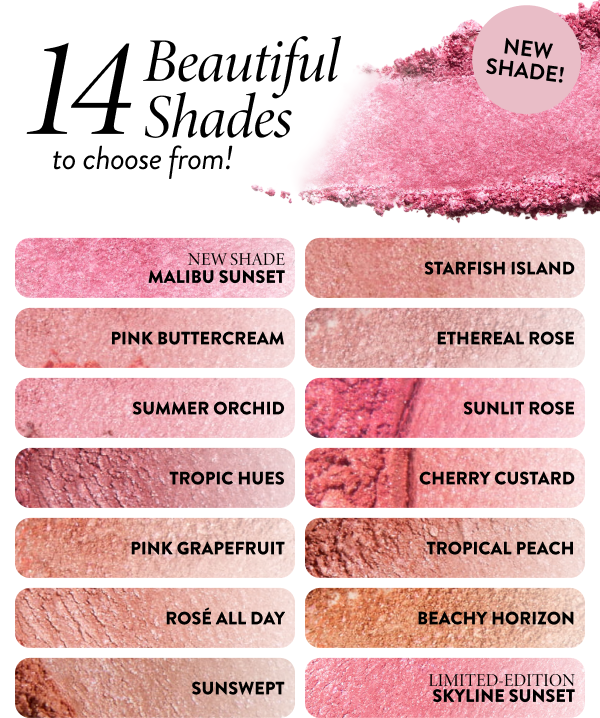 14 Beautiful Shades To Choose From!