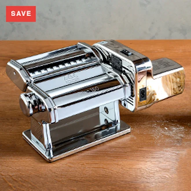 Marcato Atlas Pasta Machine with 220V Drive Motor