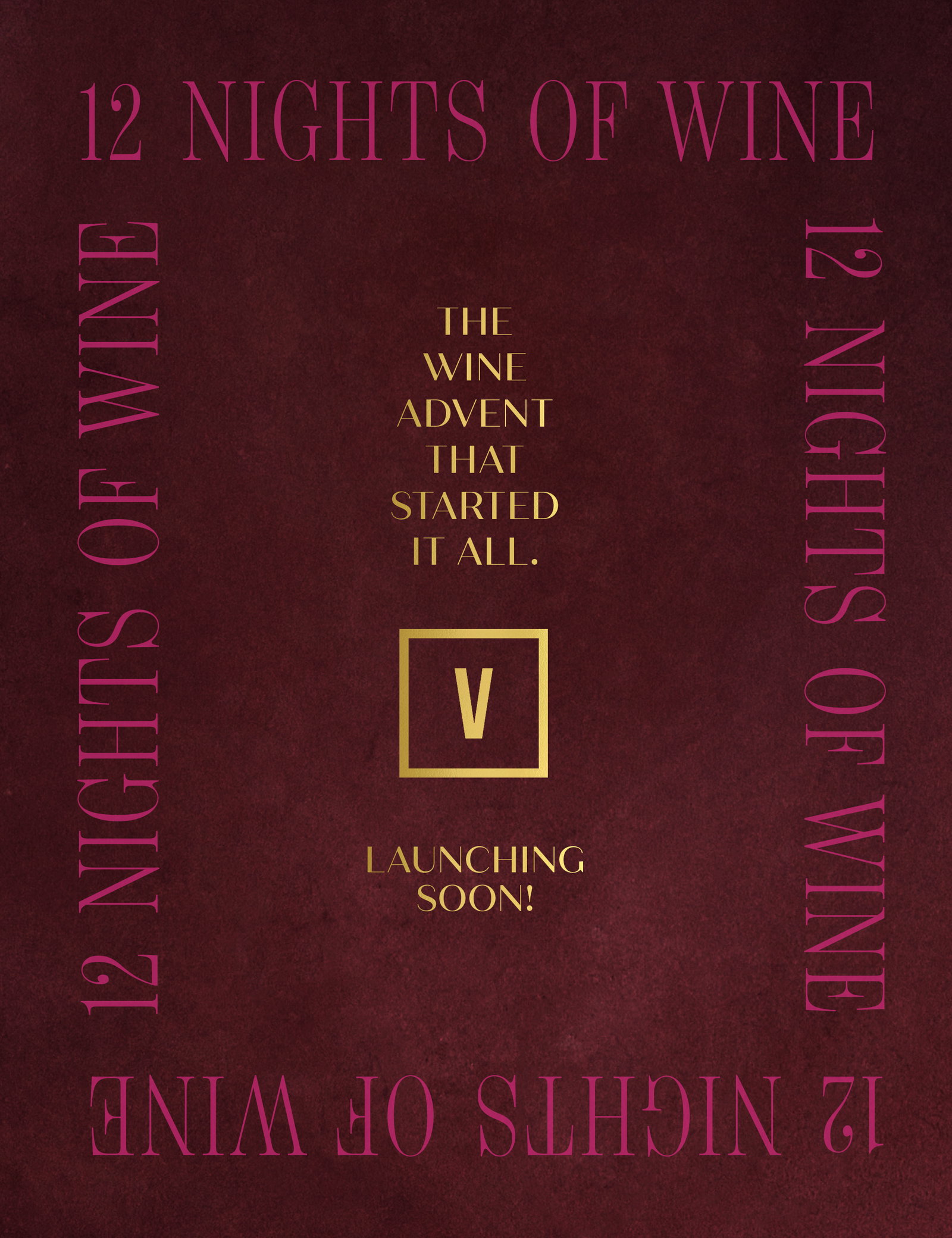 12 Nights of Wine - The wine advent that started it all - Launching soon!