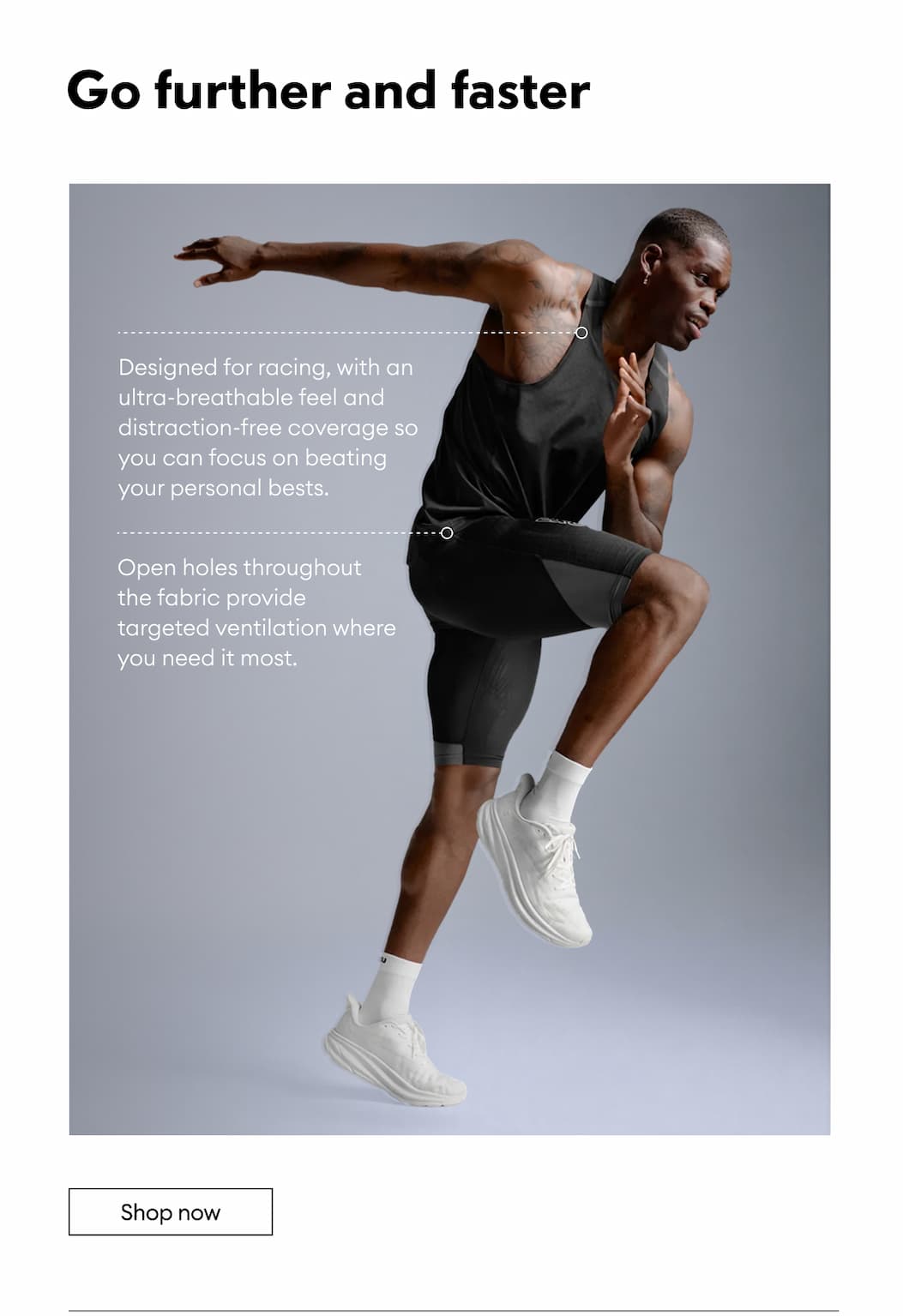 Go further and faster | Shop now 