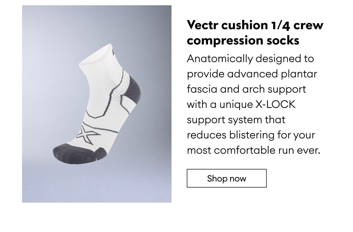 Vectr cushion 1/4 crew compression socks | Shop now 