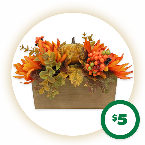 $5 Floral Centerpieces