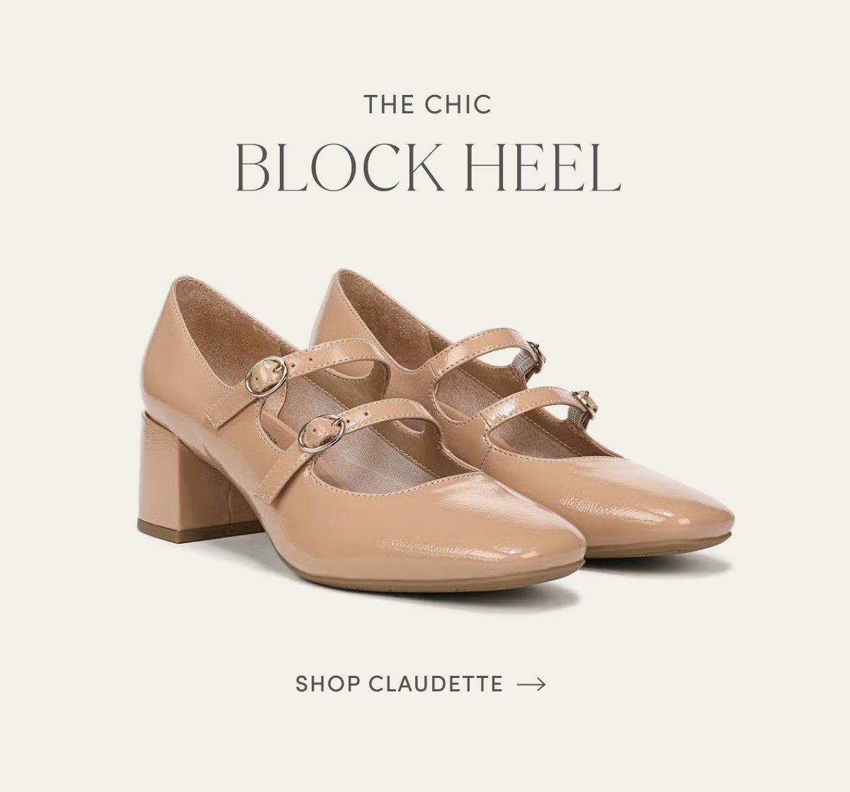 The Chic Block Heel | Shop Claudette