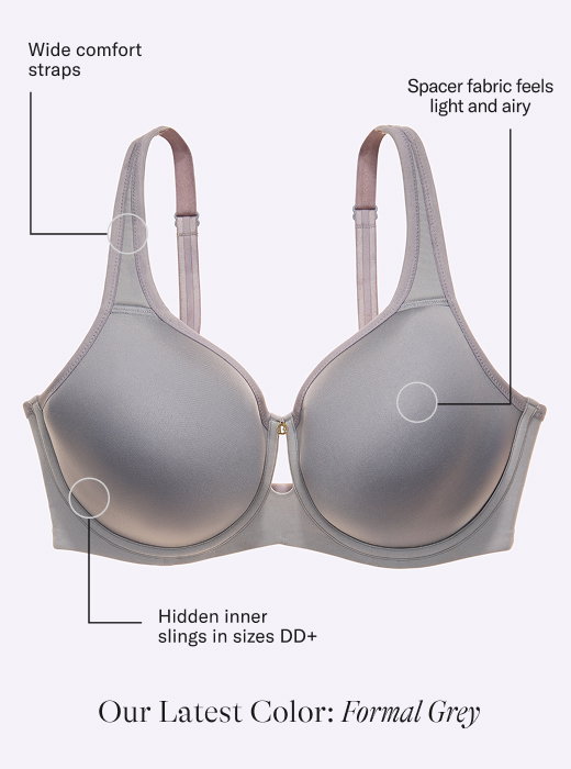 Fit Expert Pick Bare The Breathe More Spacer Bra We created this featherweight, full-coverage style to keep you cool and supported when temps rise.