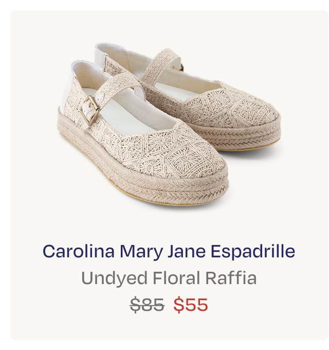 Carolina Mary Jane Espadrille