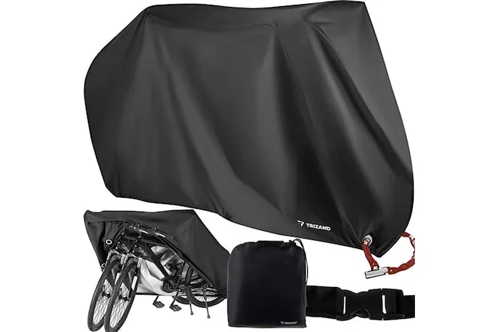 Cykelöverdrag med UV-skydd och förvaringsfodral 190 x 68 cm