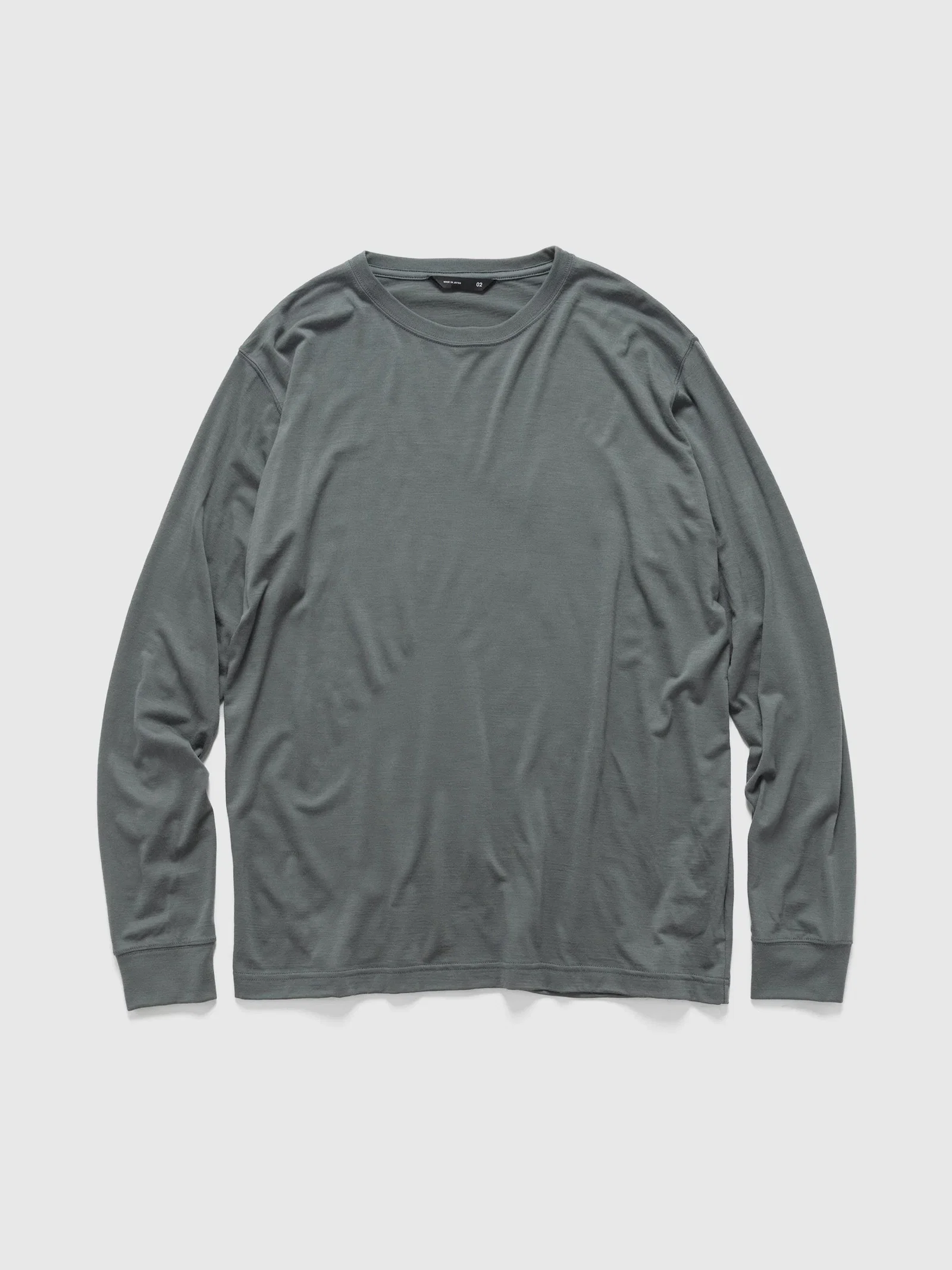 Image of Stratus Longsleeve - Superfine Wool Jersey Sage