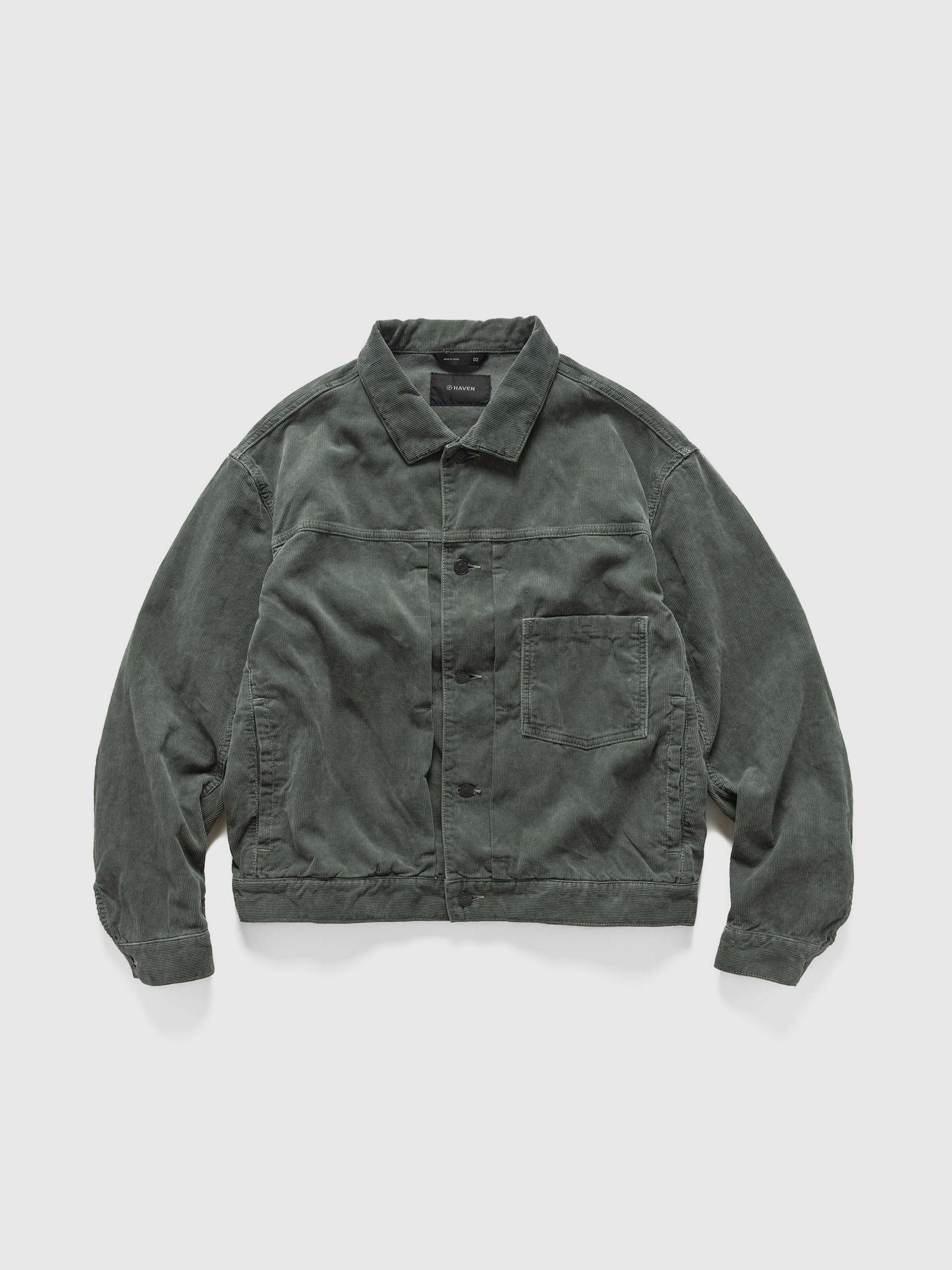 Image of Station Jacket Type 01 - Corduroy Sulfur Dye Graphite