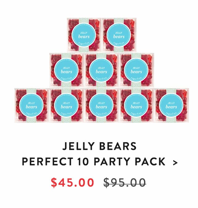  Jelly Bears Perfect 10 Party Pack