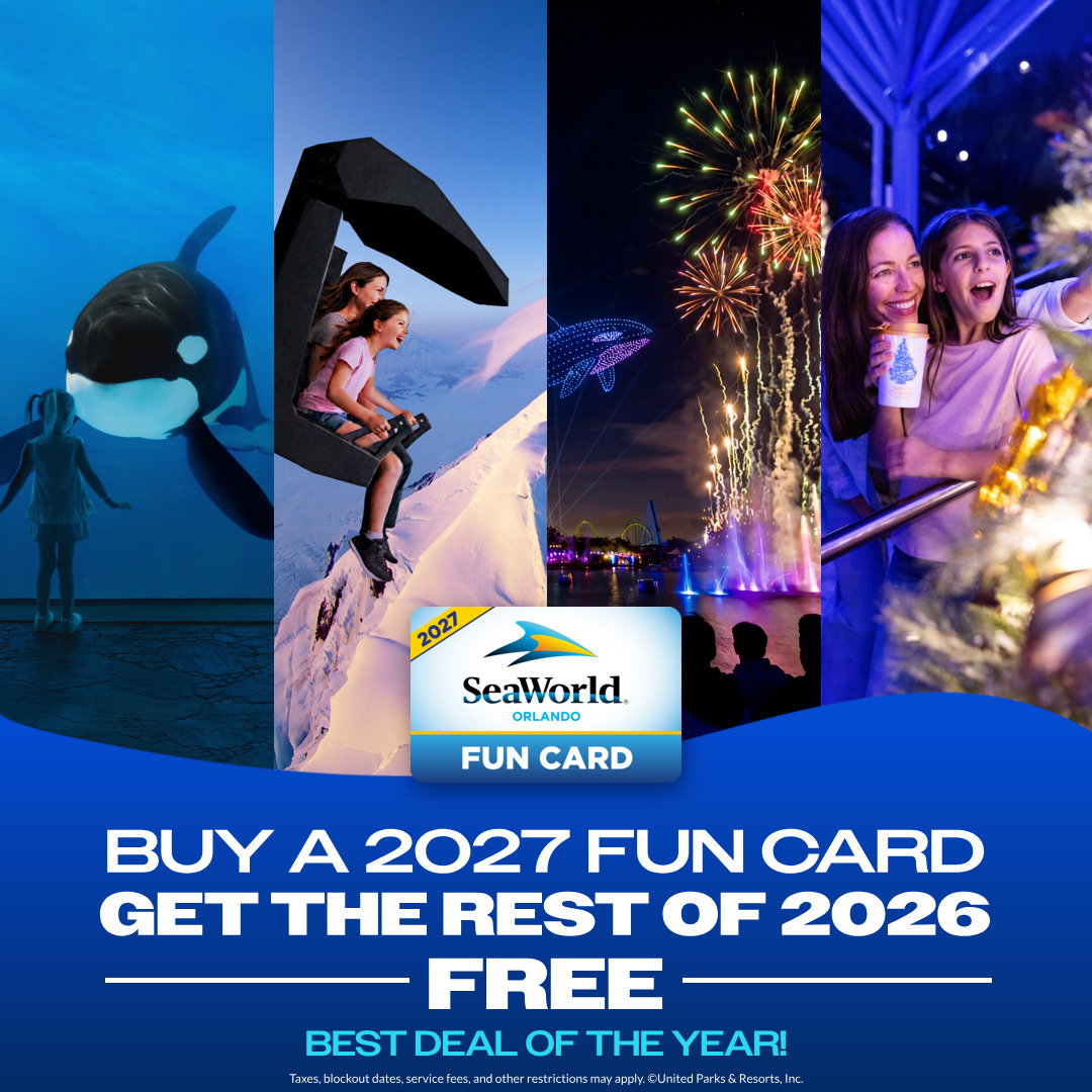 SeaWorld Orlando 2027 Fun Card