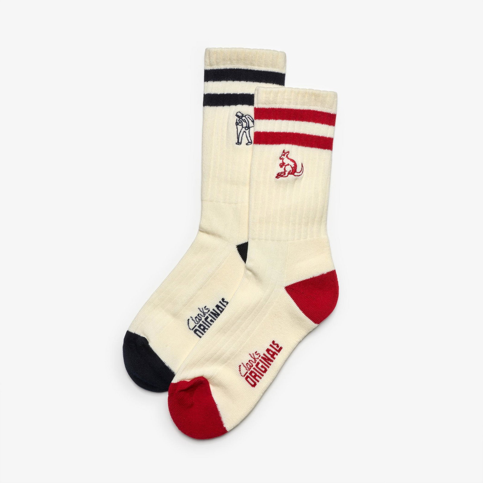 Shop Originals 2 Pack Socks Red/Ink