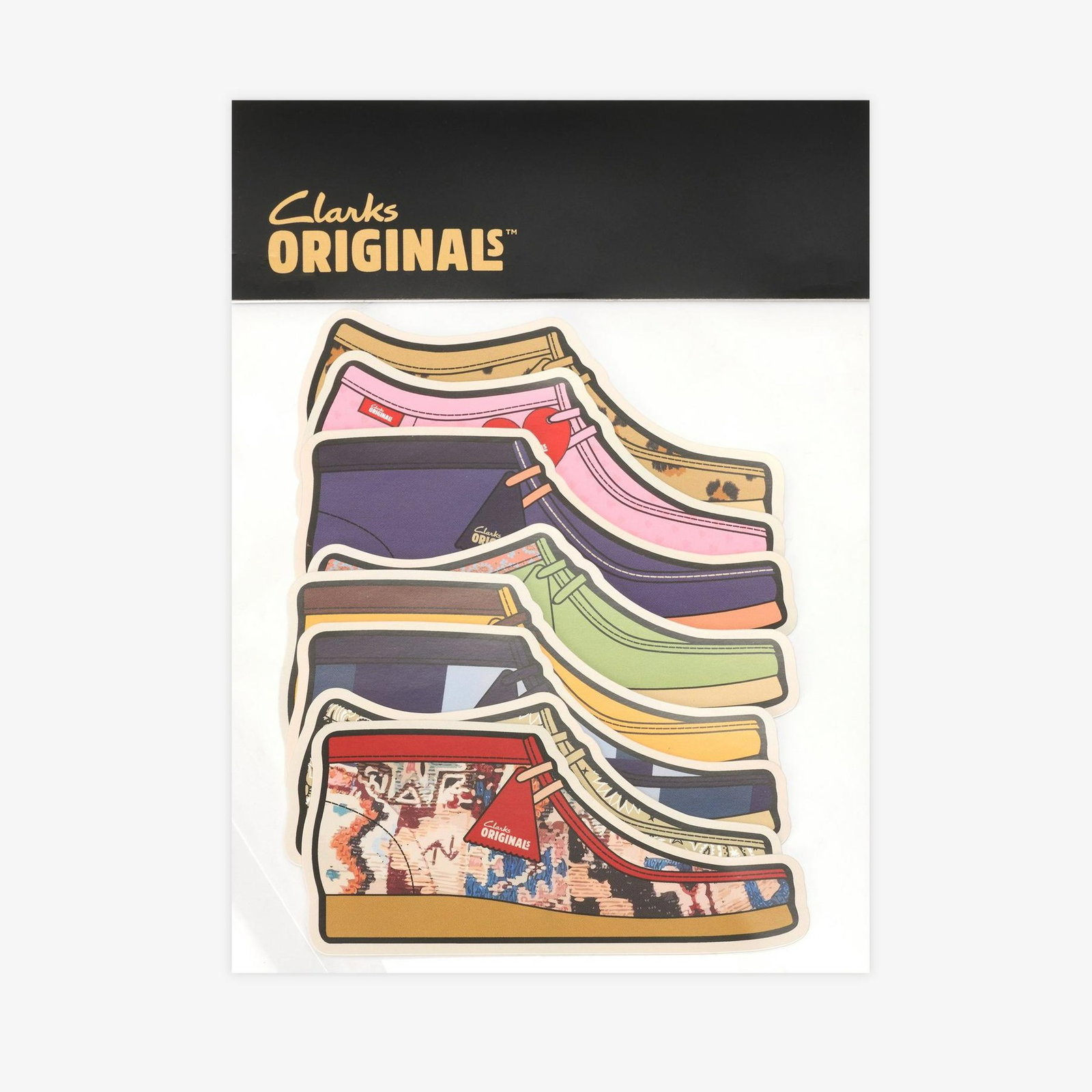 Shop   Originals Wallabee™ Sticker Pack  Multicolour Stickers, view 1 of 2 Originals Wallabee™ Sticker Pack  Multicolour Stickers, view 2 of 2 Originals Wallabee™ Sticker Pack Multicolour