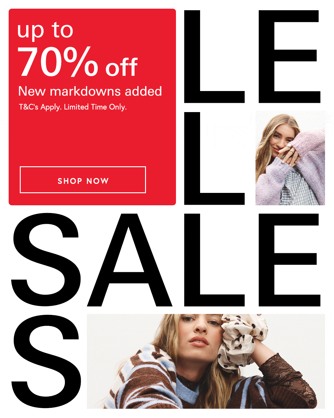 Up to 70% off!