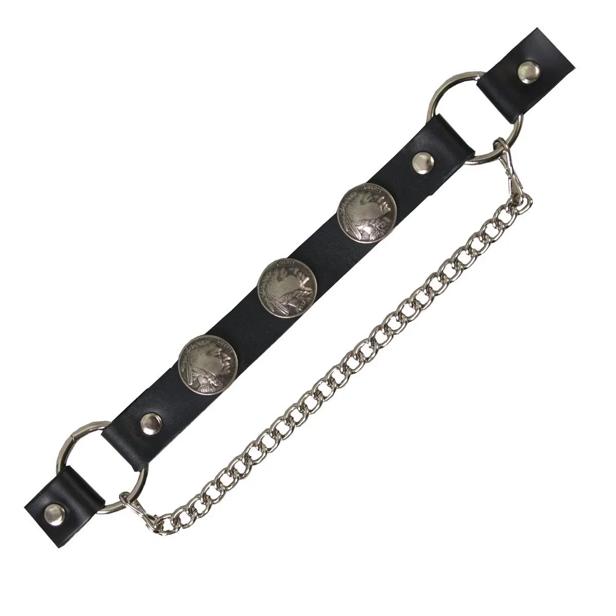 Image of Hot Leathers BNL1005 Indian Head Nickel Boot Chain