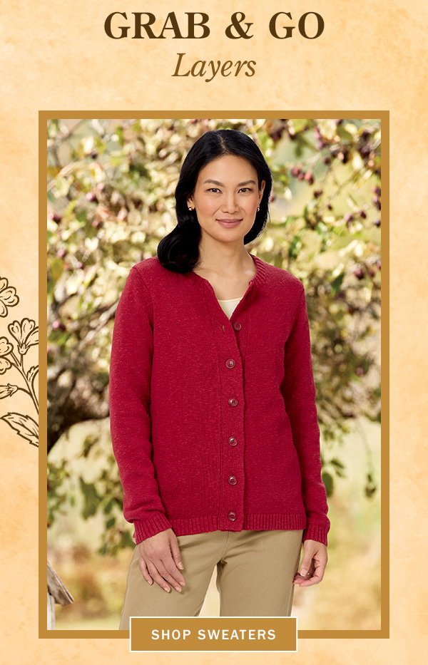 Grab & Go Layers. Shop Sweaters. Women's All-Occasion Cotton Cardigan