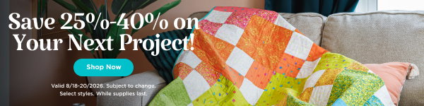 Save 25%-40% on Your Next Project. Shop now. Valid through 8/20/26. Subject to change. Select styles. While supplies last.