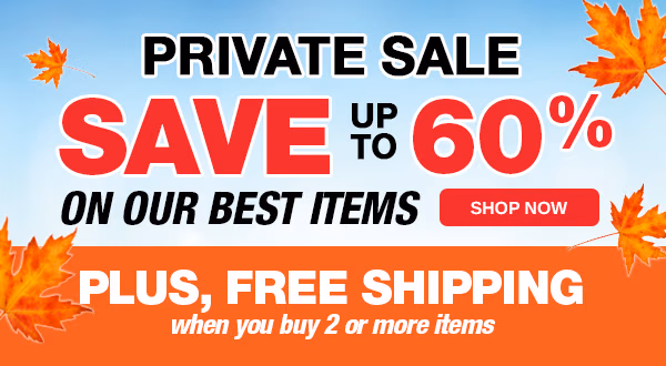 Private Sale: Save Up to 60%