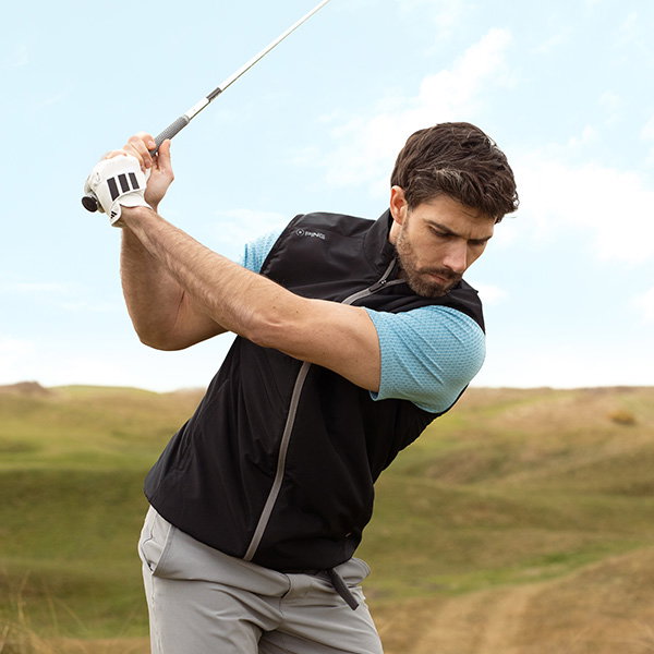 Oscar Jacobson Camber Half Zip Golf Mid Layer