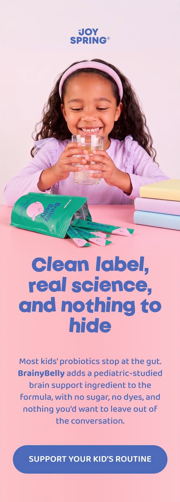 Clean label, real science, and nothing to hide