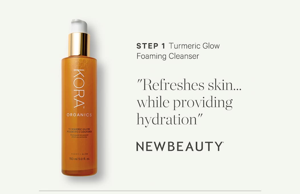 Step 1 Turmeric Glow Foaming Cleanser