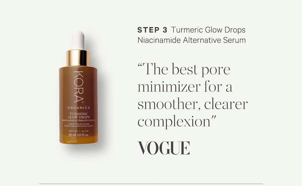 Step 3 Turmeric Glow Drops Niacinamide Alternative Serum