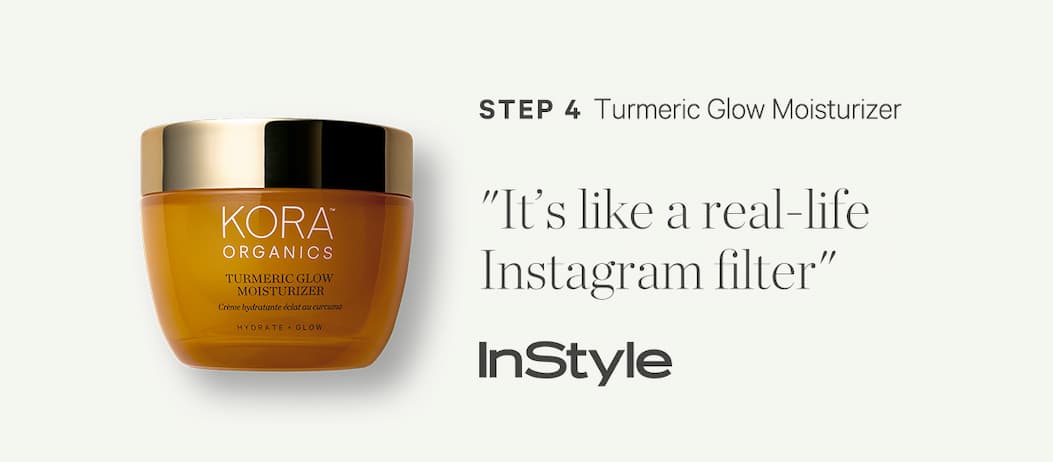 Step 4 Turmeric Glow Moisturizer