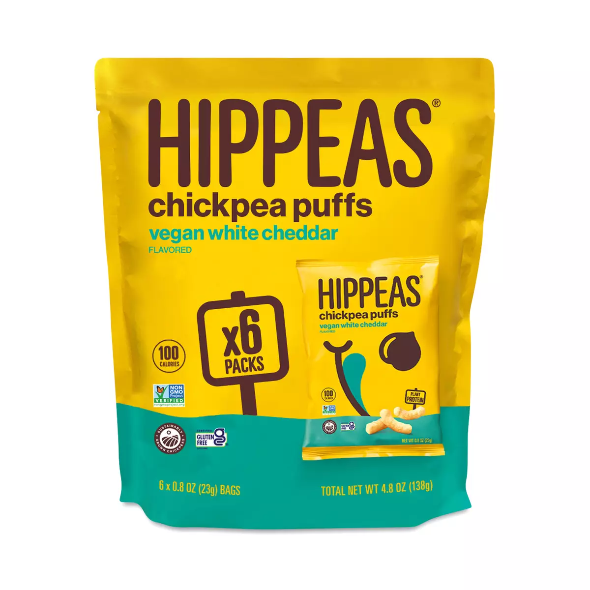 Chickpea Puffs, Vegan White Cheddar