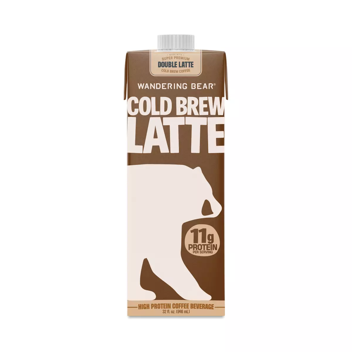 High Protein Cold Brew Latte, Double Latte