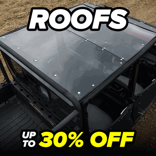 ROOFS: Our rugged roofs help keep out rain, snow, harsh sunlight, and debris no matter where you are riding.