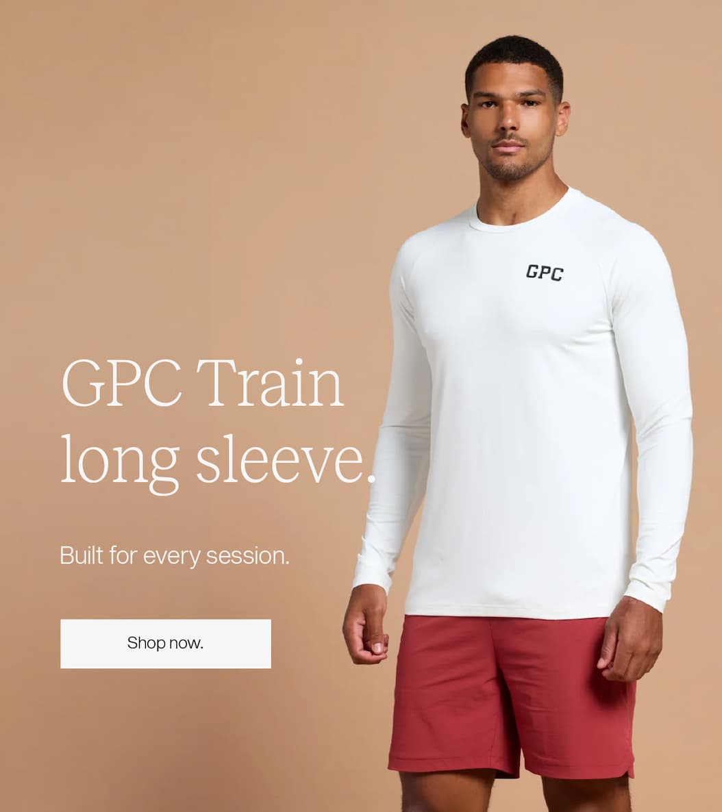 GPC Train long sleeve. Built for every session.