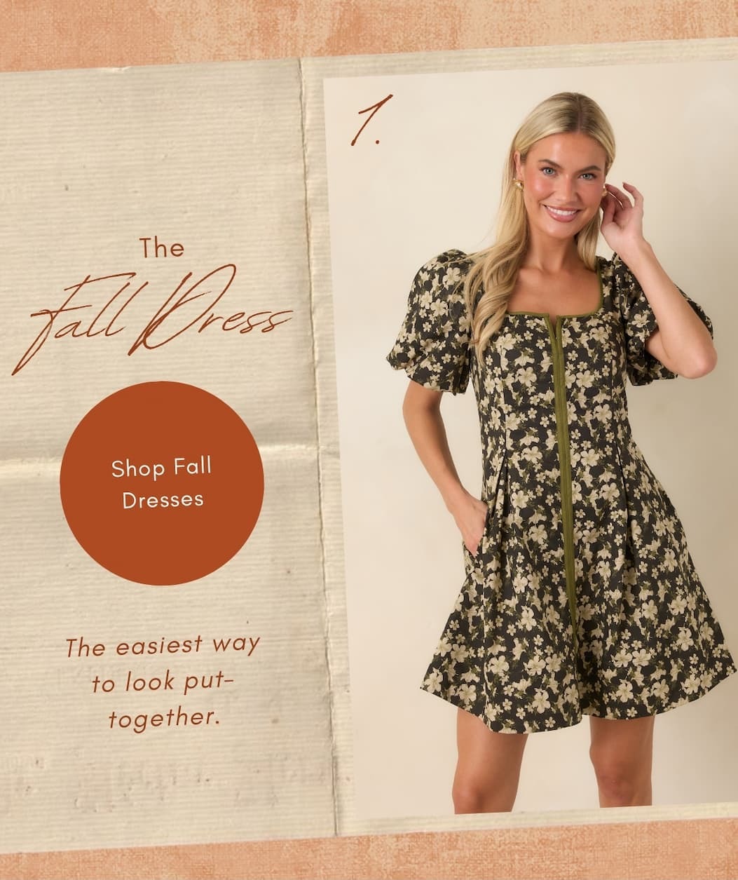 "The Fall Dress. Shop Fall Dresses."