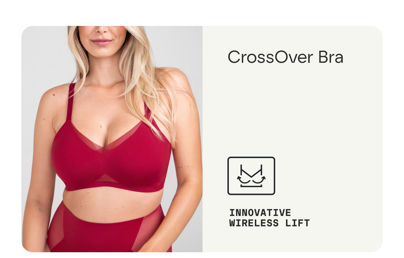 CrossOver Bra | INNOVATIVE WIRELESS LIFT