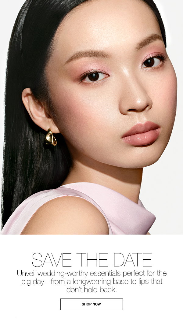Unveil wedding-worthy essentials perfect for the big day—from a longwearing base to lips that don’t hold back.