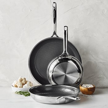 GreenPan Spectra Hybrid 3-piece Frypan Set