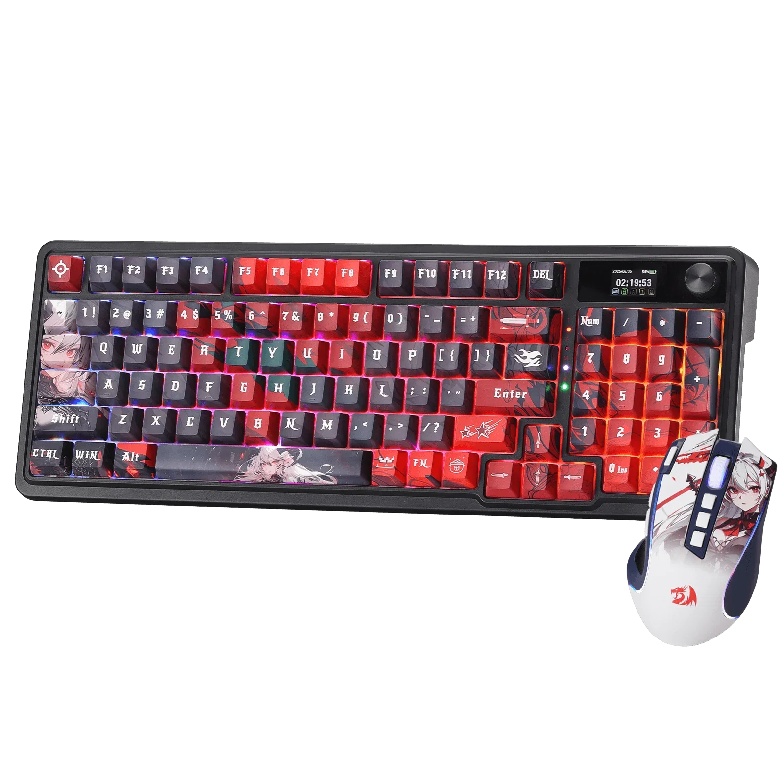 Image of ARTEMIS K719 PRO Keyboard & PREDATOR M612 PRO Mouse Anime Combo