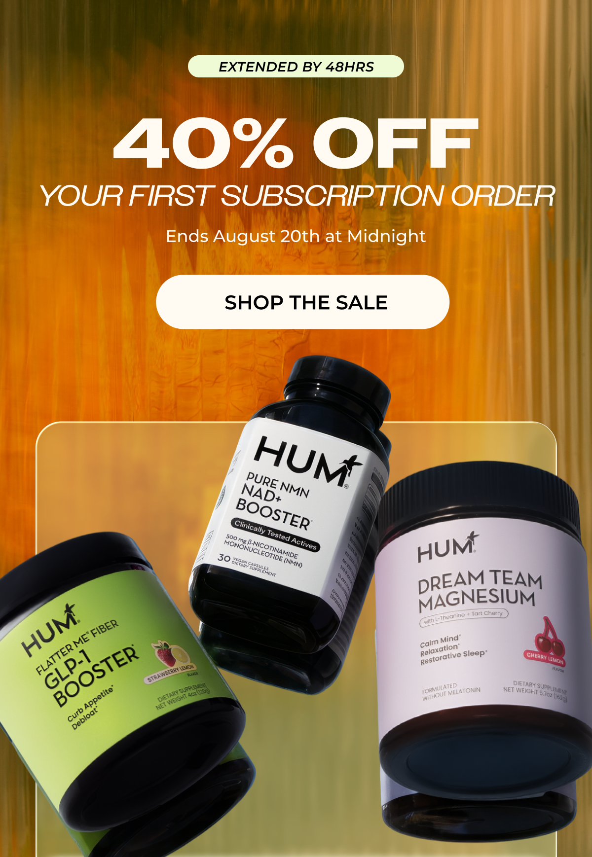 40% off your first subscription