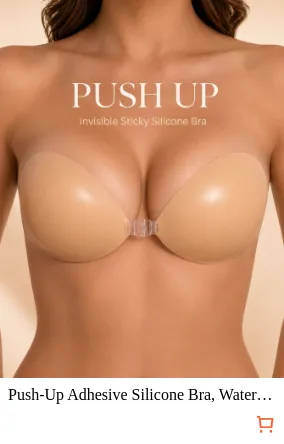 Push-Up Adhesive Silicone Bra...