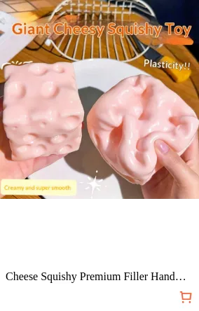 Cheese Squishy Premium Filler...