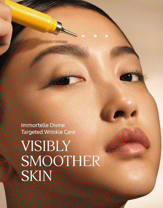 VISIBLY SMOOTHER SKIN IN AN INSTANT | IMMORTELLE TARGETED WRINKLE CARE